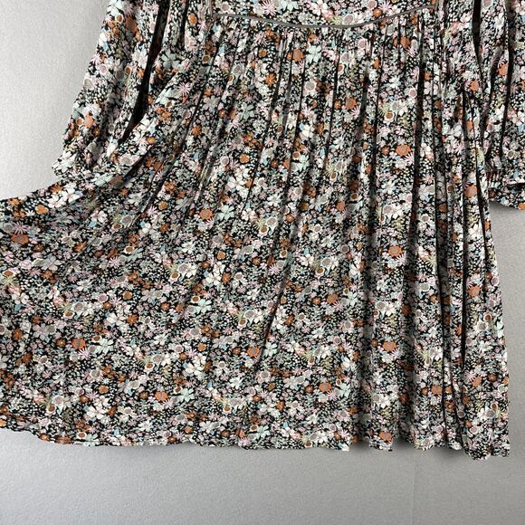 Natural Life Floral Dress Womens XL Pleated Boho Peasant Cottagecore Fairy NWT - Picture 13 of 14
